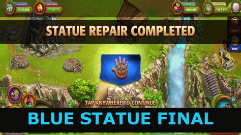 virtual villagers origins 2 blue statue